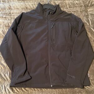Free Country Men's Black Lightweight Softshell Jacket